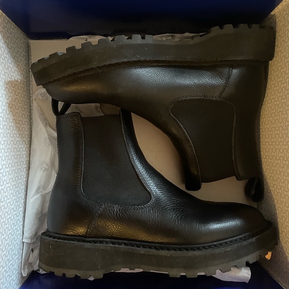 Diemme Alberone Black Leather Boots W × 1 size 38 - Picture 8 of 9